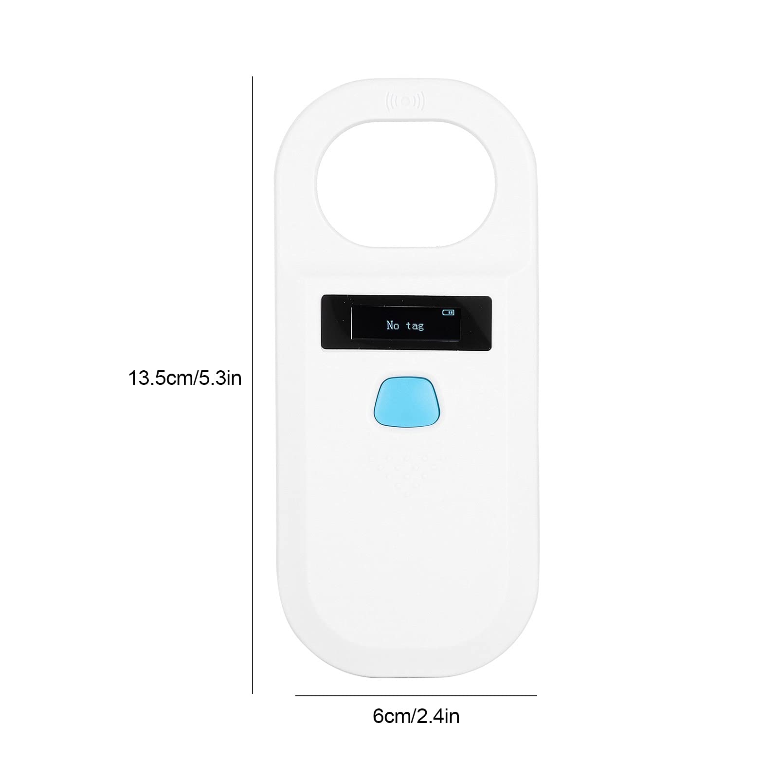 Pet Microchip Scanner, Animal Microchip Reader Pet Chip Scanner Data Storage Microchip Reader Rechargeable Pet Dog Chip Scanner for Dog Animal Poultry Cat Management