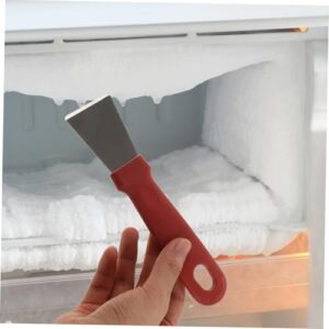 KOMBIUDA 2pcs Kitchen Cleaning Tools Wallpaper Scraper Scrapers for Ovens Stoves Snow Frost Remover Tool Griddle Scraper Tool Kitchen Cleaning Scraper Paint Scraper Red 420 Stainless Steel