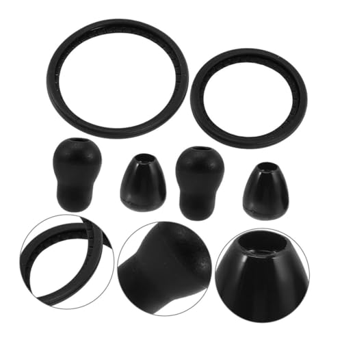 OSOLADY 2 Sets Accessories Bell Cover Diaphragm Replacement Medical Parts Ear Tips for Diaphragm for Black