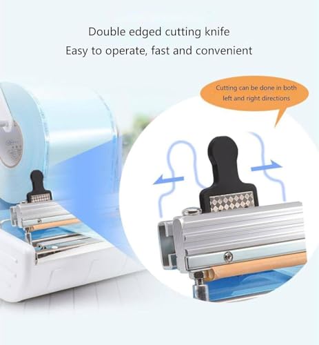 Dental Packaging Sealer, Portable Dental Sealing Machine, 6-level Temperature Adjustment, 250mm Max Sealing Width, For Hospital, Clinic, Lab