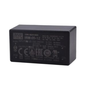 ferrofab irm-05-12 12v 0.42a 5w single output ac-dc pcb mount power supply, 85-305vac/120-430vdc input, ultra-compact, class ii isolation,ul/tuv/cb, for industrial automation, machinery and more