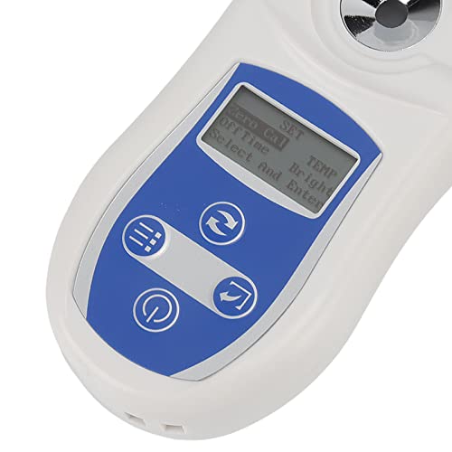 Brix Meter Refractometer 0‑53% for Measuring Sugar Content in Fruit Honey Maple Syrup Sugary Drink 0.1% Accuracy