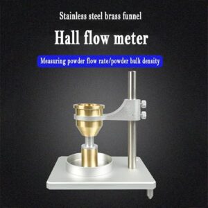 XDTKJDZ Hall Flow Meter, 2-in-1 Powder Bulk Density Meter Flow Tester, Funnel Aperture 2.5 MM/5.0 MM Brass Funne, Adjust Height, for Metal Powder and Non-Metallic Powder