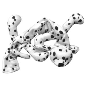 stethoscope sleeve,stethoscope cover sleeve animal shape eye-catching plush stethoscope cover soft comfortable stethoscope sleeve for hospital nurses doctors, spotted dog style