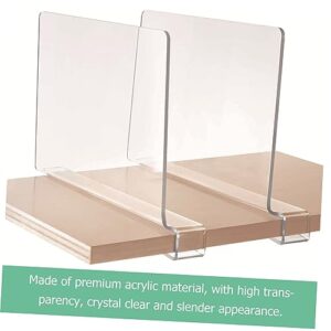 CAXUSD 2pcs Plastic Partitions Closet Shelf Abs Closet Dividers Plastic Wardrobe Dividers