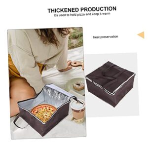 Hoement Cake Packing Bag Insulated Groceries Bag Grocery Shopping Bags for Groceries Tote Lunch Bag Insulated Bag Lunch Bag Insulated Pizza Bags for Food Deliveries Coffee Non-Woven Fabric