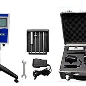 VTSYIQI Rotary Viscometer Rotational Viscosity Meter Digital Rotary Viscometer Fluidimeter with Test Range 1~100000mPa.s 4 Rotor Viscosity Measurement