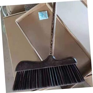 Gogogmee Home Use Broom Clean Brush Dustpan Household Home Cleaning Equipment Kitchen Cleaning Broom Sweeping Trash Thick Broom Floor Brooms Handle Cleaning Broom Sweeper Sweep Broom Wooden