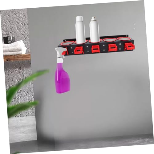 OKUMEYR Spray Bottle Wall Rack Bottle Holder Rack Spray Bottle Mount Bottle Organizer Rack for Spray Bottle Car Detailing Storage Paint Bottle Rack Spray Can Holder Can Rack Iron