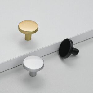 hzdckm drawer knobs and pulls, gold, white and black, set of 3