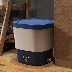 Portable Washing Machine, Mini Washer, High Speed Motor, Three Modes, for Household Clothes,Underwear,Socks,Baby Clothes (Blue)