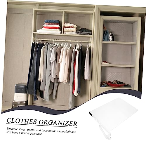 CAXUSD 2pcs Plastic Partitions Closet Shelf Abs Closet Dividers Plastic Wardrobe Dividers