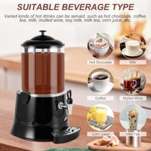 HYTRDJKDF Chocolate Heating and Mixing Machine, Temperature Adjustable Electric Chocolate Melting Machine, for Heating Chocolate Coffee Milk Tea(110V)