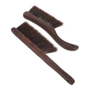 soesfoufu 2pcs bathroom cleaning tools bed brush bench brush couch cleaning brown