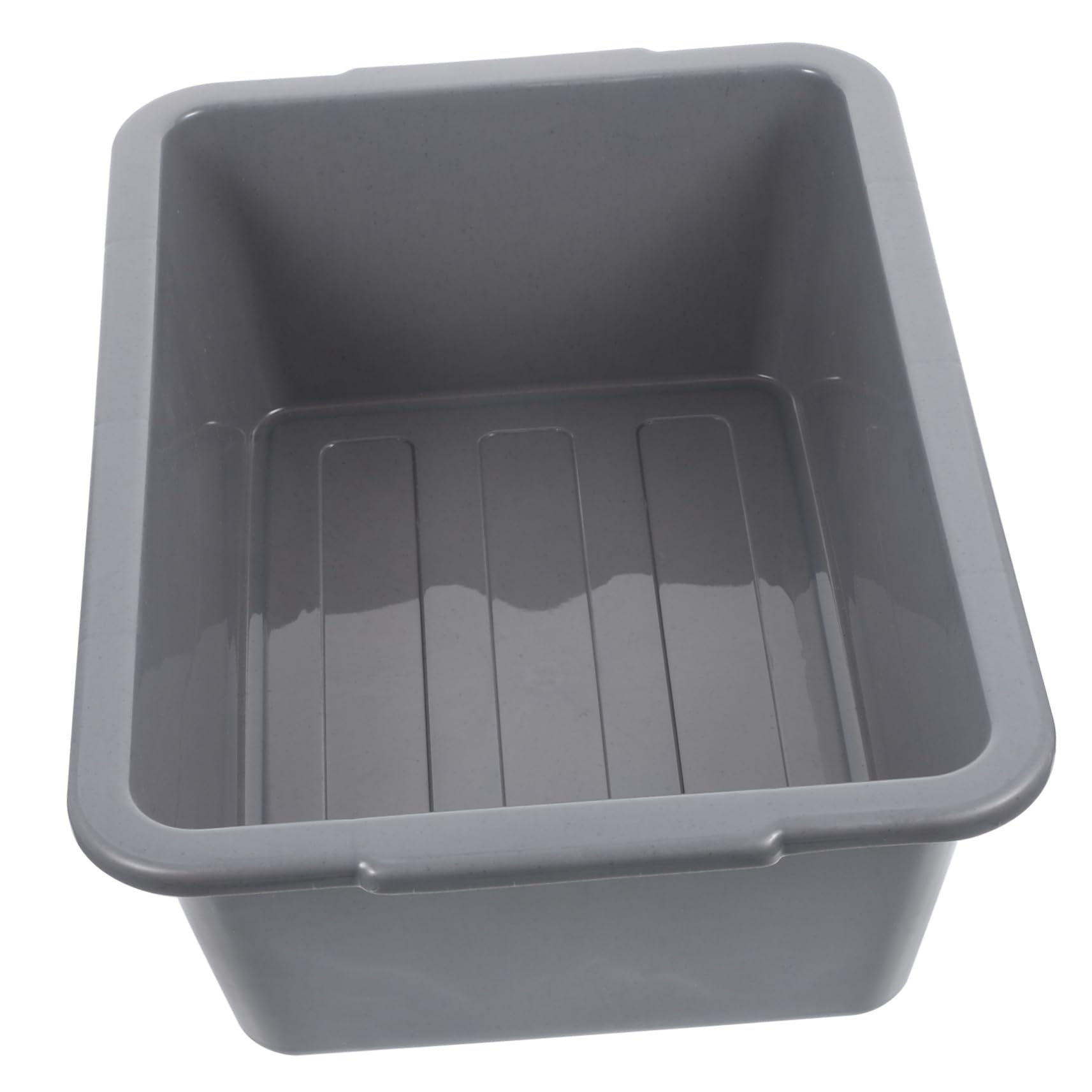 Hohopeti Washing Basin Tub Foot Soak Tub Bins Commercial Tote Tub for Home Bus Tubs Wash Basin Tub Bucket Dish Washing Tub Rectangular Basket Collapsable Utility Tote Pan Plastic Grey