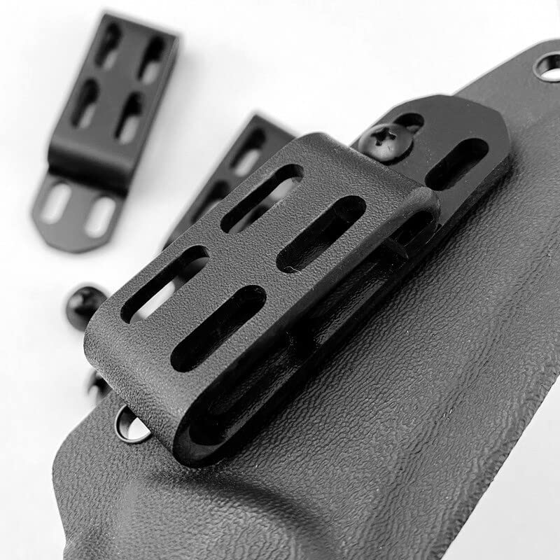 10 Sets Kydex Clips, Deep Carry Waist Clip Fit for K Sheath, Knife Case DIY Making Replacement Accessory