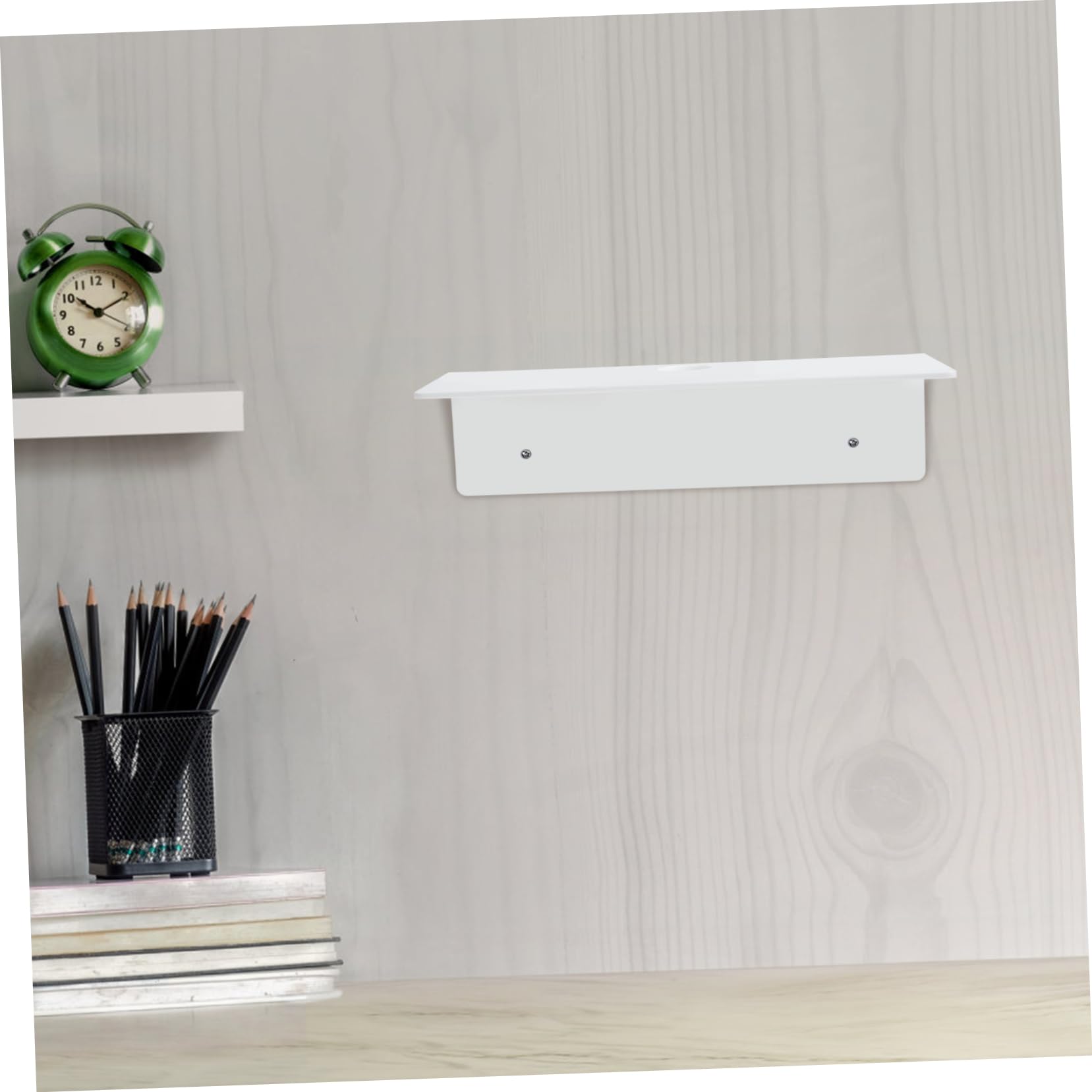 CORHAD 2pcs Speaker Stand Invisible Shelf Wall Floating Shelves Wall Bracket Wall Mount Modern Wall Shelf Small Shelf Modern Shelf Wall Display Shelf Small Wall Shelf White Acrylic