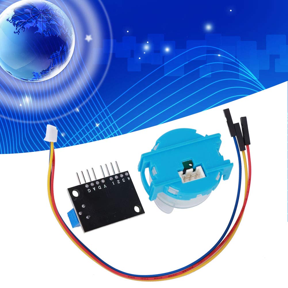 QANYEGN Turbidity Sensor Module, Liquid Sewage Water Detection Set, Sewage Water Quality Detection for Measurement Industry