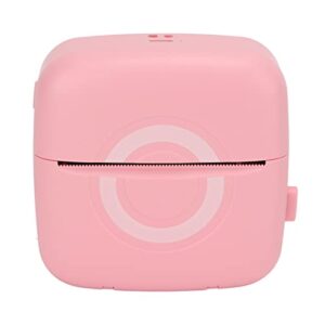 Masyrt Mini Thermal Printer, Portable Hand Sticker Printer, 200 DPI, USB Charging, Small Intelligent Error Printer, Pink