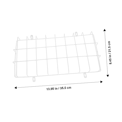 BUTIFULSIC LED Air Conditioner Wrought Iron Emergency Light Wire Cover White