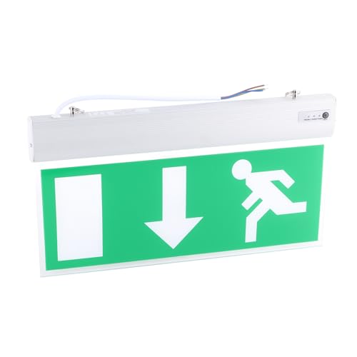 Acrylic LED Emergency Exit Lighting Sign Safety Evacuation Indicator Light for Mall Hotel Hospital Station 110‑220V