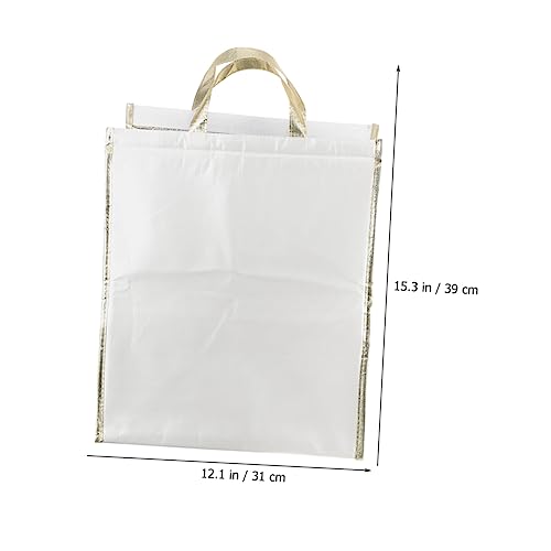 BCOATH Insulation Bags Foldable Catering Bag Food Tote Hot Pizza Bags The Tote Bag Cake Cooler Carrier Bag Food Bags for Hand Bags Food Warmer Bag Nonwoven Peritonealwaterproof