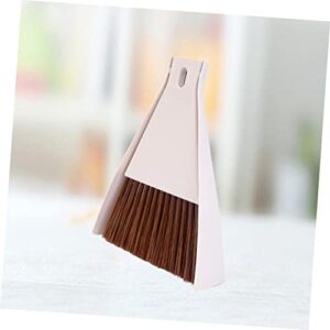 HAPINARY Keyboard Cleaner Computer Keyboard Mini Broom Desktop Cleaning Brush Szczotka Do Czyszczenia Klawiatury ? Do Czyszczenia Klawiatury Hand Held Dustpan Window Door Track Brush Beige