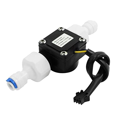 kobeIeen 1/2" Thread Effect Liquid Water Flowmeter Fluidmeter Liquid Water Switches Meter