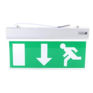 Acrylic LED Emergency Exit Lighting Sign Safety Evacuation Indicator Light for Mall Hotel Hospital Station 110‑220V