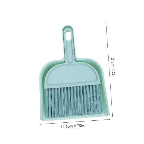 Gatuida 1 Set of Mini Broom and Dustpan Set for Desktop Handheld Broom and Dust Pan for Classroom Cleaning Small Dust Pan and Brush Set Compact Broom and Dustpan Set for Camping