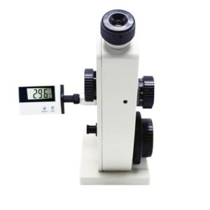 HFBTE Portable ABBE Refractometer Abbe Monochromatic Refractometer with Refractive Index nD 1.3000-1.7000 Accuracy(nD) ±0.0002 for Sugar Solution,Beverage,Oil,Food,Pharmaceutical,Paint,Petroleum,Etc