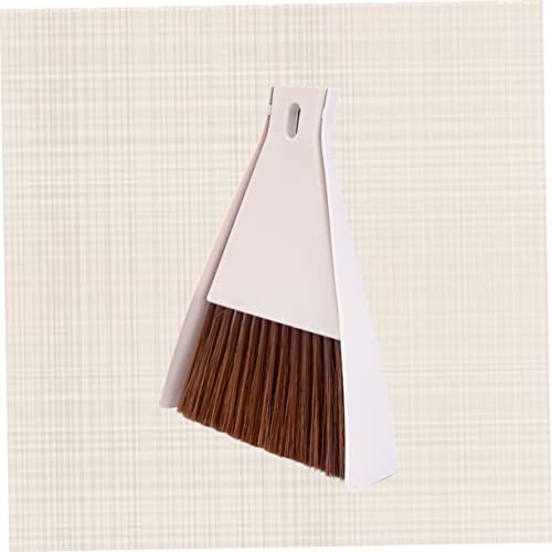 HAPINARY Keyboard Cleaner Computer Keyboard Mini Broom Desktop Cleaning Brush Szczotka Do Czyszczenia Klawiatury ? Do Czyszczenia Klawiatury Hand Held Dustpan Window Door Track Brush Beige