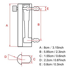 2PCS Gas Flowmeter LZQ-2 Flowmeter Air Meter 0-3LPM Flows Meter with Control Valve for Oxygen Air Gas