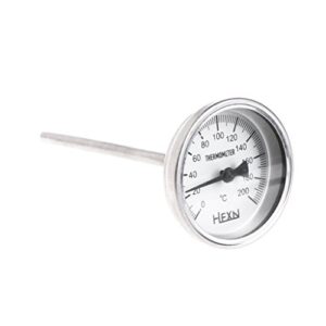 kobeieen 50/100/150/200/300℃ bi-metallic metal temperature gauge for pipeline industrial use