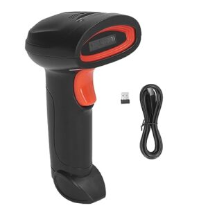 Barcode Scanner Barcode Scanner USB 2.4G And1D Code Reader for Supermarket Express Warehouse High Accuracy Red Barcode Readers