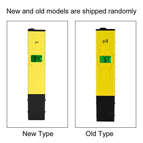 FLEXMAN Digital Ph Meter, Portable High Accuracy PH Tester, Water Quality Tester Analyzer for Aquarium, Fisheries, Swimming Pools, Beverages, Drinking Water, Indoor Plants