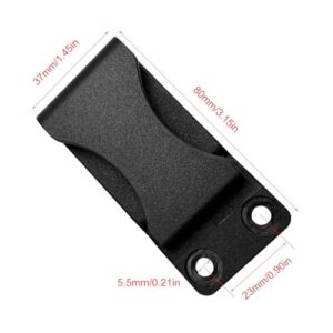 kobeIeen Convenient Sheath Back Clip Sheath Waist Clip Scabbard Carrying Clip Tool for Scabbard Easy Waist Attachment