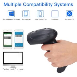 Compact and Portable High Performance Barcode Scanner Wide Application withfor Tablet iPhoneAndroid iOS PC POS