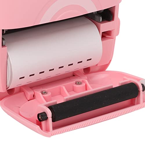 Masyrt Mini Thermal Printer, Portable Hand Sticker Printer, 200 DPI, USB Charging, Small Intelligent Error Printer, Pink