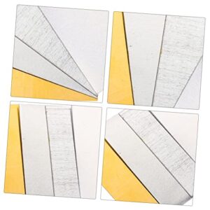 BELLIFFY 16pcs Fruit Battery Anode for Zinc Electroplating Zinc Plate Electrode Strip Anode for Zinc Plating Zinc Anode Electrode Materials Scientific Electrode Experiment Supplies Aluminum