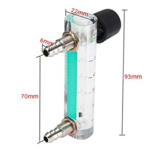 kobeIeen LZB-6M Air Meter 0-1.5 Flowmeter with Control for Detect for Air Adjustable