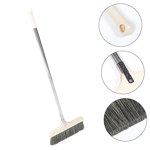 Outanaya Splicable Broom Kitchen Dustpan Hair Sweeping Brooms Stand up Dustpan Telescoping Broom Garden Broom Outdoor Dustpan Kitchen Broom Outdoor Broom Dustpan Rv Broom Stainless Steel