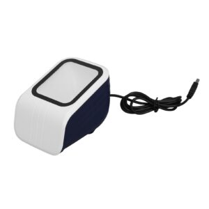 usb wired desktop bar code scanner with automatic scanning voice announcements for retail stores