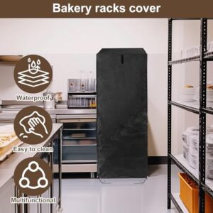 Pan Bun Rack Cover, Bread Rack Cover, Bun Pan Bakery Rack Cover with Zipper Multipurpose Bread Rack Cover Keeping Fresh Bakery Single Rack Cover Reusable Bun Pan Bakery Rack Cover for Restaurant