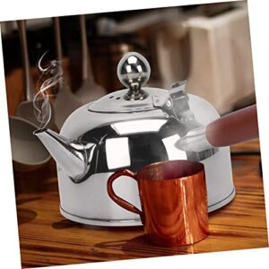 PRETYZOOM 1pc Kettle Turkish Coffee Warmer Gas Heaters for Home Espresso Coffee Maker Machine Stove Top Teapot Electric Coffee Percolators Vintage Tea Cups Induction Pans 304 Stainless Steel