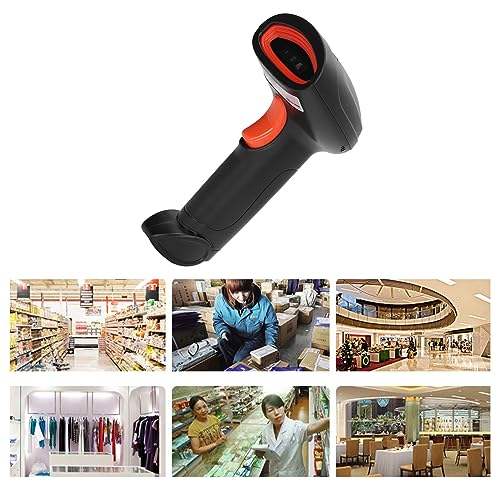 Barcode Scanner Barcode Scanner USB 2.4G And1D Code Reader for Supermarket Express Warehouse High Accuracy Red Barcode Readers