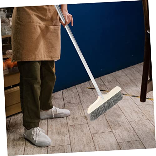 Outanaya Splicable Broom Kitchen Dustpan Hair Sweeping Brooms Stand up Dustpan Telescoping Broom Garden Broom Outdoor Dustpan Kitchen Broom Outdoor Broom Dustpan Rv Broom Stainless Steel