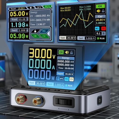 DPS150 DC Power Supply Variable, Laboratory Desktop DC Power Supply Adjustable Regulator PD/QC Programmable Switching Power Supply(A General configuration)