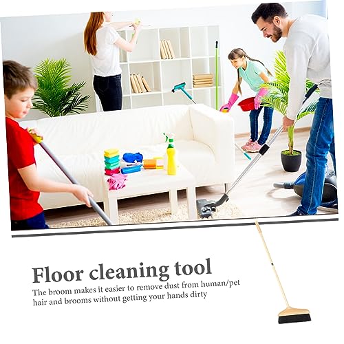 TOKIDNY Natural Broom Standing Broom Commercial Broom Indoor Broom Home Cleaning Supplies Hand Broom Kitchen Broom Long Broom Duster Broom Sweeping Brush Brooms Sweeping Broom Bristle Hair