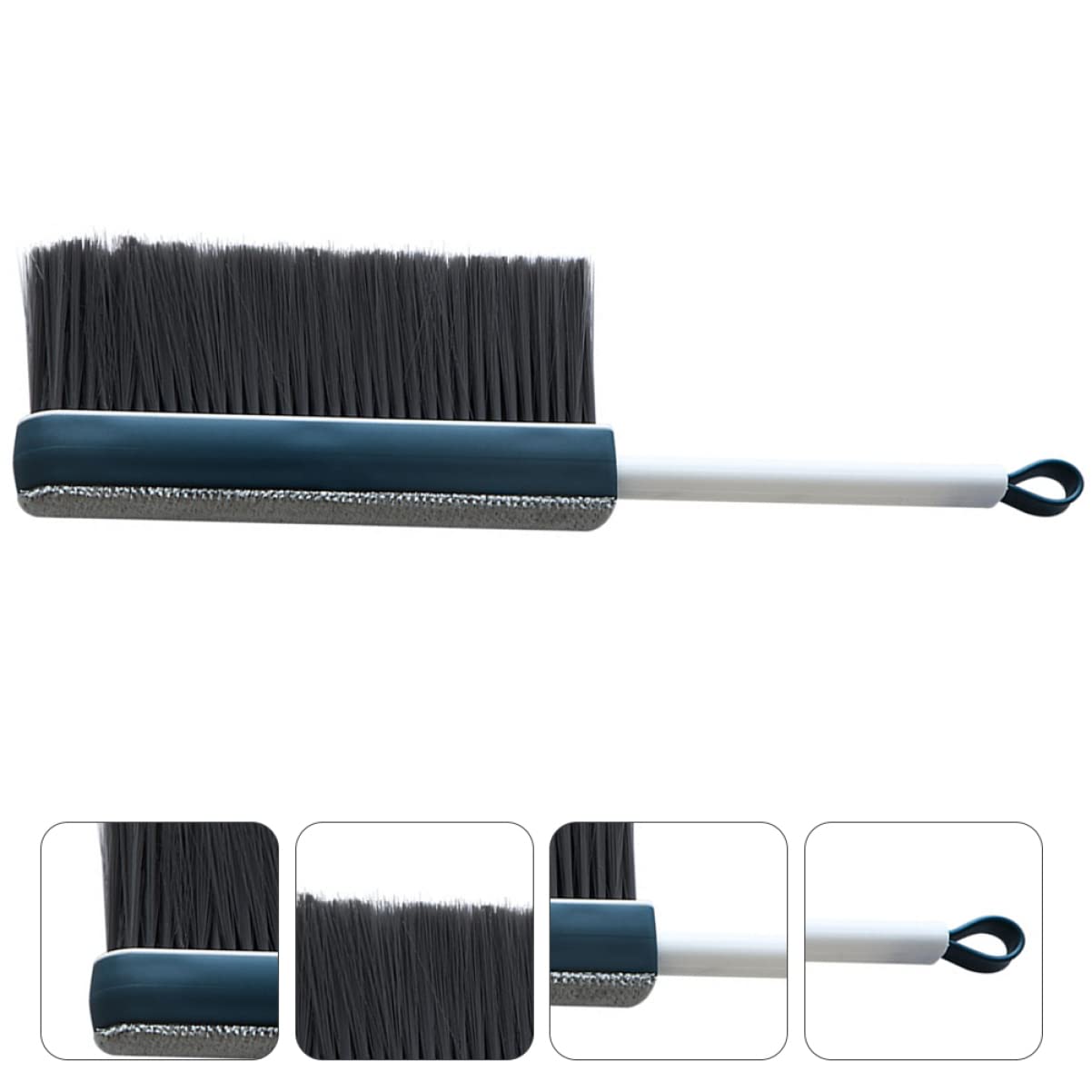 HOMOCONO 1pc Bed Sweeping Brush Duster Bed Brush Cleaning Dusting Brush for Bed Debris Cleaning Brush Cleaning Brush for Bathroom Bed Brush Broom Furniture Broom Dustpan Hand Broom Blue Abs